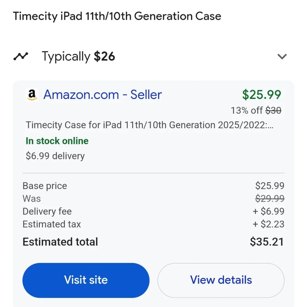 Timecity ipad 10th